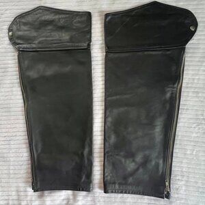 SSC Black Leather Chaplets